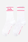 LALA BERLIN - Socks - Pink/White - Sam Cotton Blend sss
