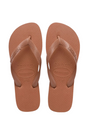 Havaianas klipklapper i rustfarve med teksturerede stropper og såler.