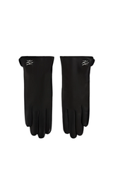 Karl Lagerfeld -  Læder handsker - Sort - AUTOGRAPH FF GLOVE