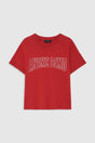 Anine Bing - T-shirt - Tango Red - Shelley Tee