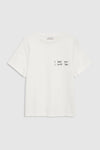 Anine Bing - T-shirt - Washed Cream - Shelley Tee
