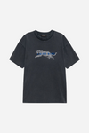 Anine Bing - T-shirt - Washed Black - Cade Tee Leopard