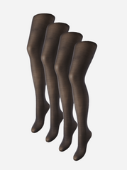 Nylon tights - Black - Nikoline 20 den 4 pack - Pieces