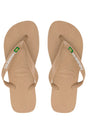 Havaianas - Klipklapper - Rose Gold - Brasil Logo FC sss - Stilkompagniet.dk
