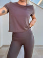 Sassy Copenhagen - Bobo Show push up leggings - Brown - Fitness shape wear - Stilkompagniet.dk