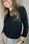 Sassy Copenhagen - 100% Cashmere polo - Sort - Samara sss - Stilkompagniet.dk