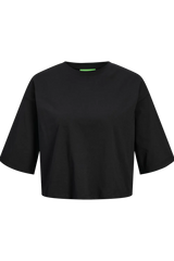 JJXX - T-shirt - Cropped Sort - Andrea (Preorder uge 21)