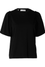 Selected Femme - T-shirt - Black - Penelope