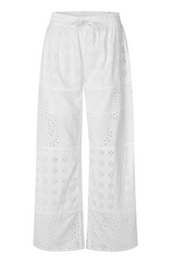 Mbym - Bukser - Hvid broderi anglaise - Viljane