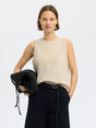 Selected Femme - Tank top - Birch - Boxy - Stilkompagniet.dk