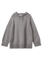 Lala Berlin - Knit hoodie - Gray - Kiana