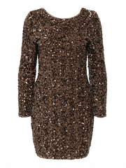 Only - Dress - Sequin Brown - Confidence