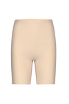 Nude cykelshorts med sømløst design og længde til midt på låret.