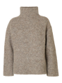 Selected Femme - Knitwear - Steel Gray - Gabriella High Neck