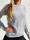 Andcopenhagen Cashmerebluser Andcopenhagen - Classic Cashmere Grey Melange - 80% cashmere strik