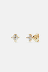 Andcopenhagen - Øreringe studs - 18 karat guldbelagt 925 sterlingsølv- Flower