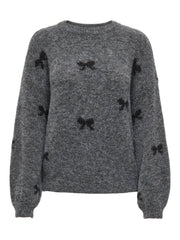 Only - Strik - Medium grey melange - Brunhilda Life