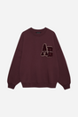Anine Bing - Sweatshirt - Fig - Miles Letterman