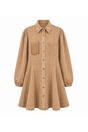 Sassy Copenhagen - Denimkjole - Brun - Ottela