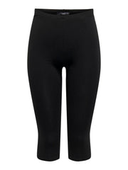 Black Capri Leggings - Live Love - Only