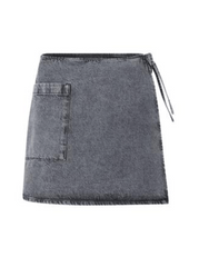 Wrap skirt - Grey denim - Caja-g - Global funk