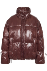 Noisy May - Puffer jakke - French Roast - Allie Shiny (PREORDER)