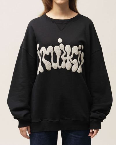 Inuikii - Sweatshirt - Black - Flock Logo
