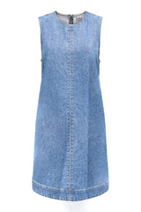 Only - Kjole - Light Blue denim - Dorsi