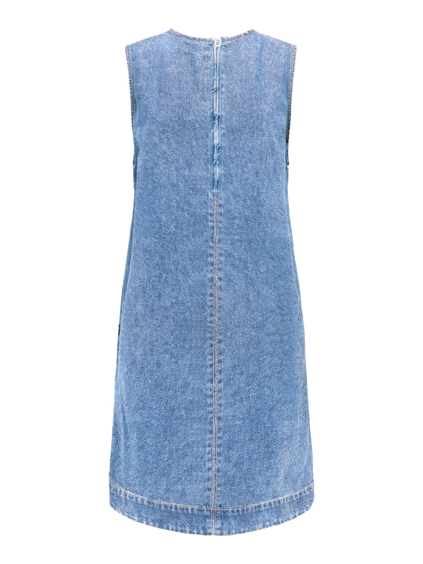 Only - Kjole - Light Blue denim - Dorsi