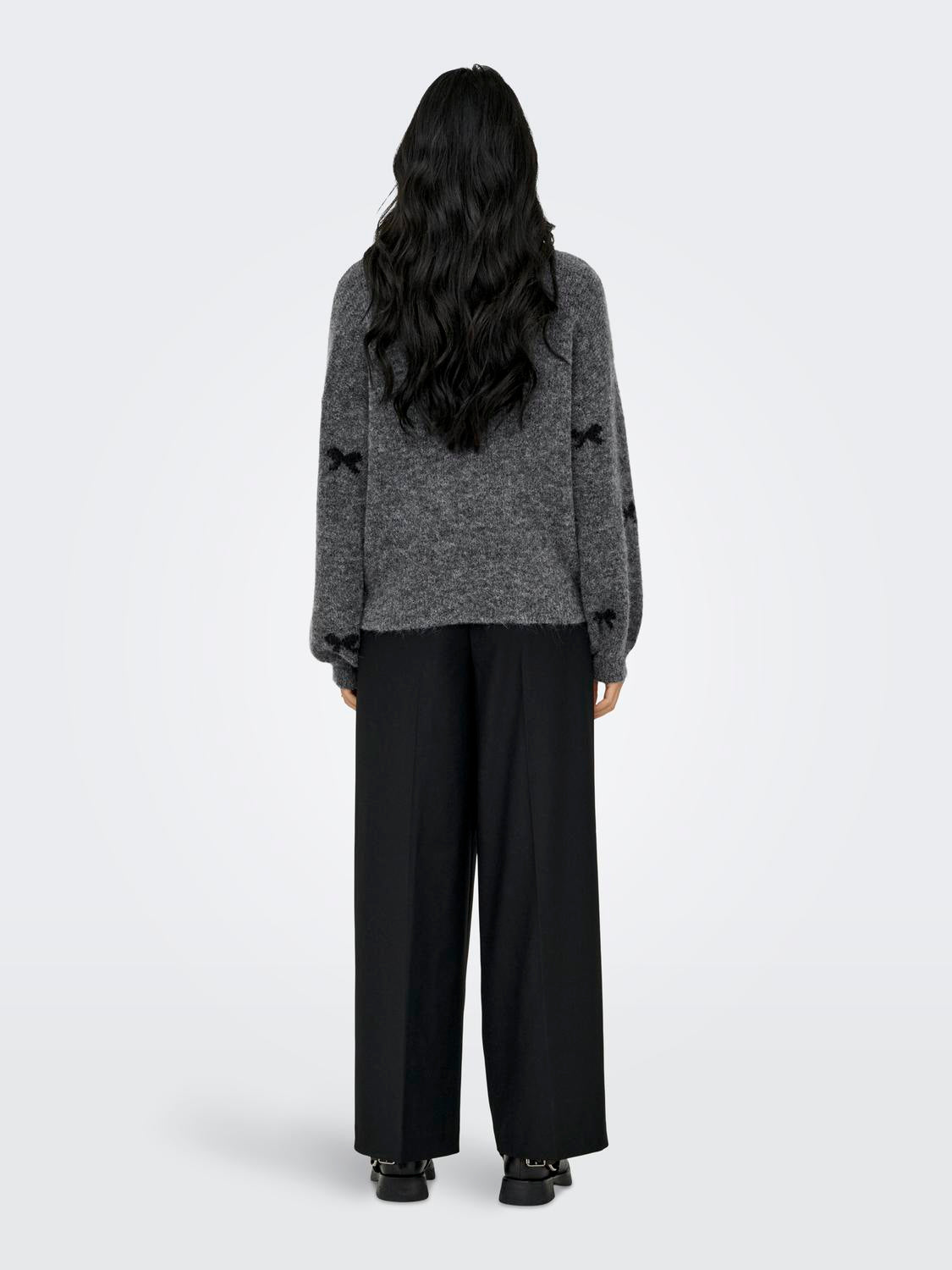 Only - Strik - Medium grey melange - Brunhilda Life