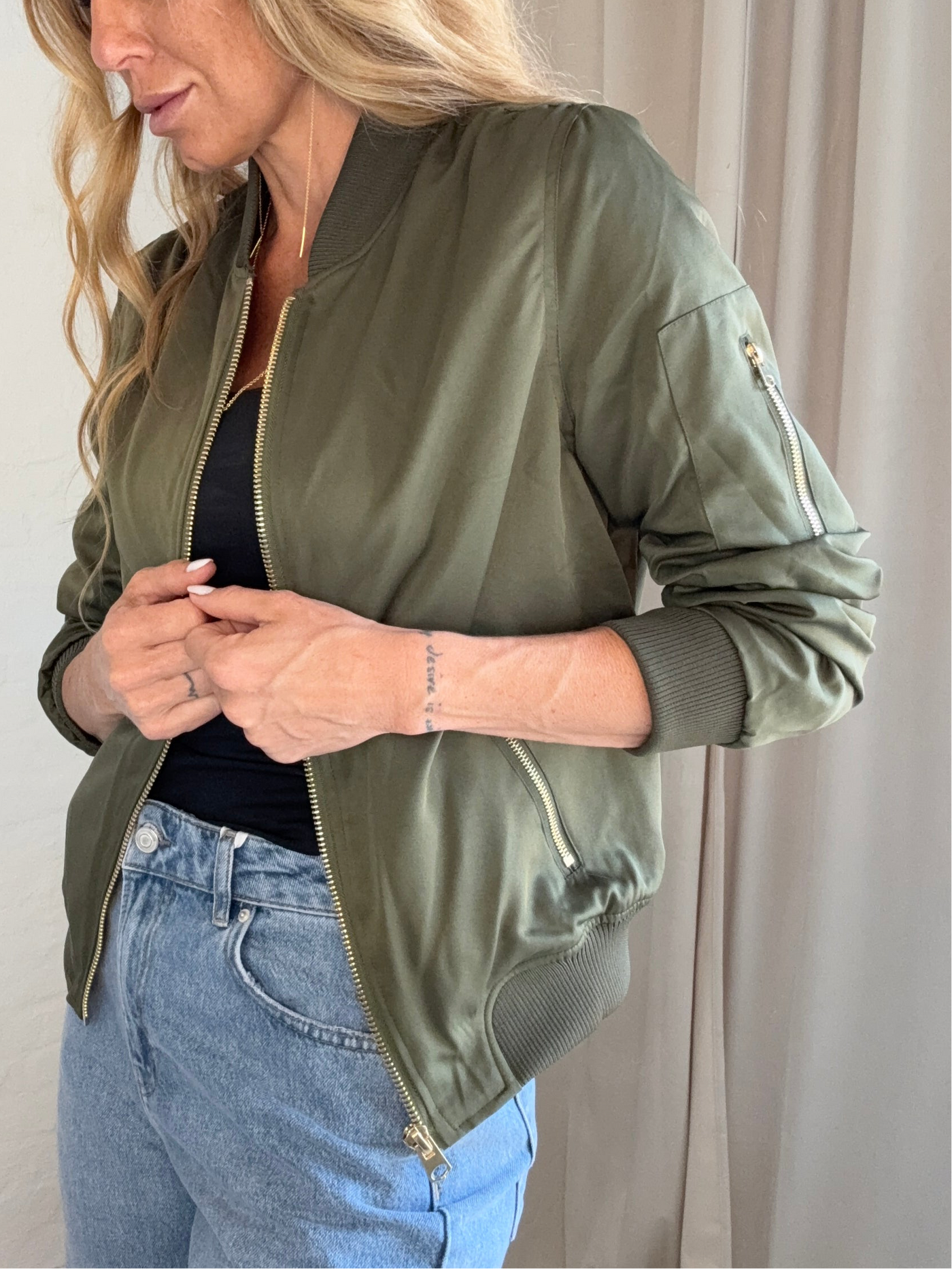 Sassy Copenhagen - Bomber jacket - Army green - Nora (small in size)