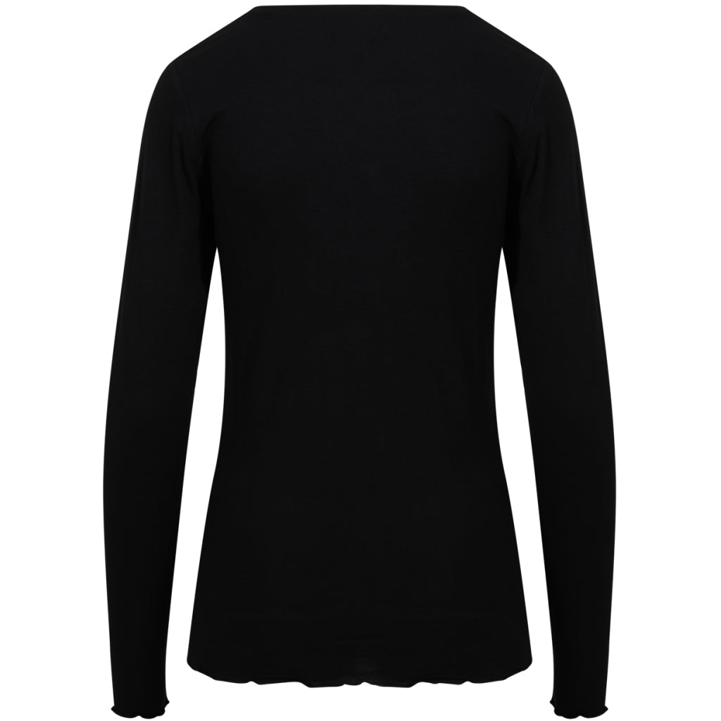 CC Heart - Langærmet Bluse - Sort - Sofia