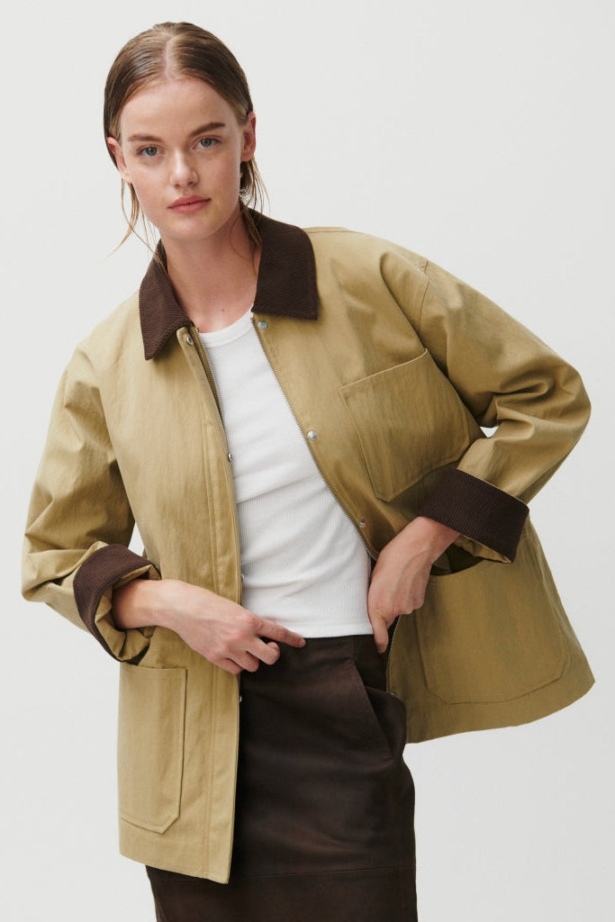 2NDAY - Jakke - Kelp/Beige - Bruce