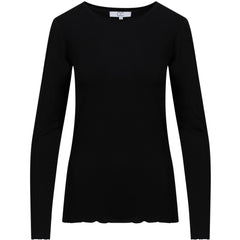 CC Heart - Langærmet Bluse - Sort - Sofia