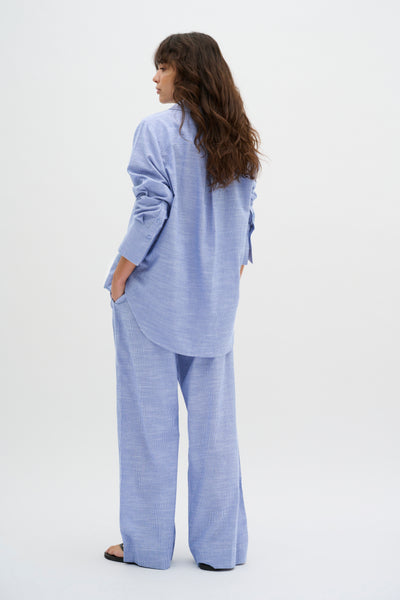 My Essential Wardrobe - Trousers - Delft Blue Striped - Skye