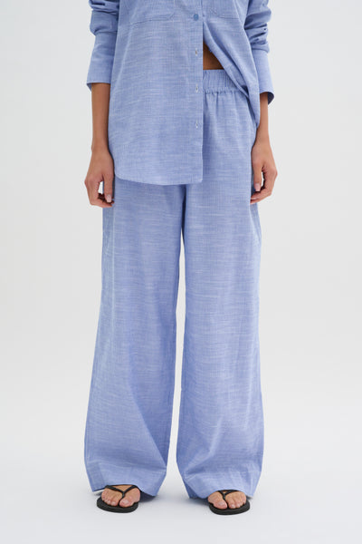 My Essential Wardrobe - Trousers - Delft Blue Striped - Skye