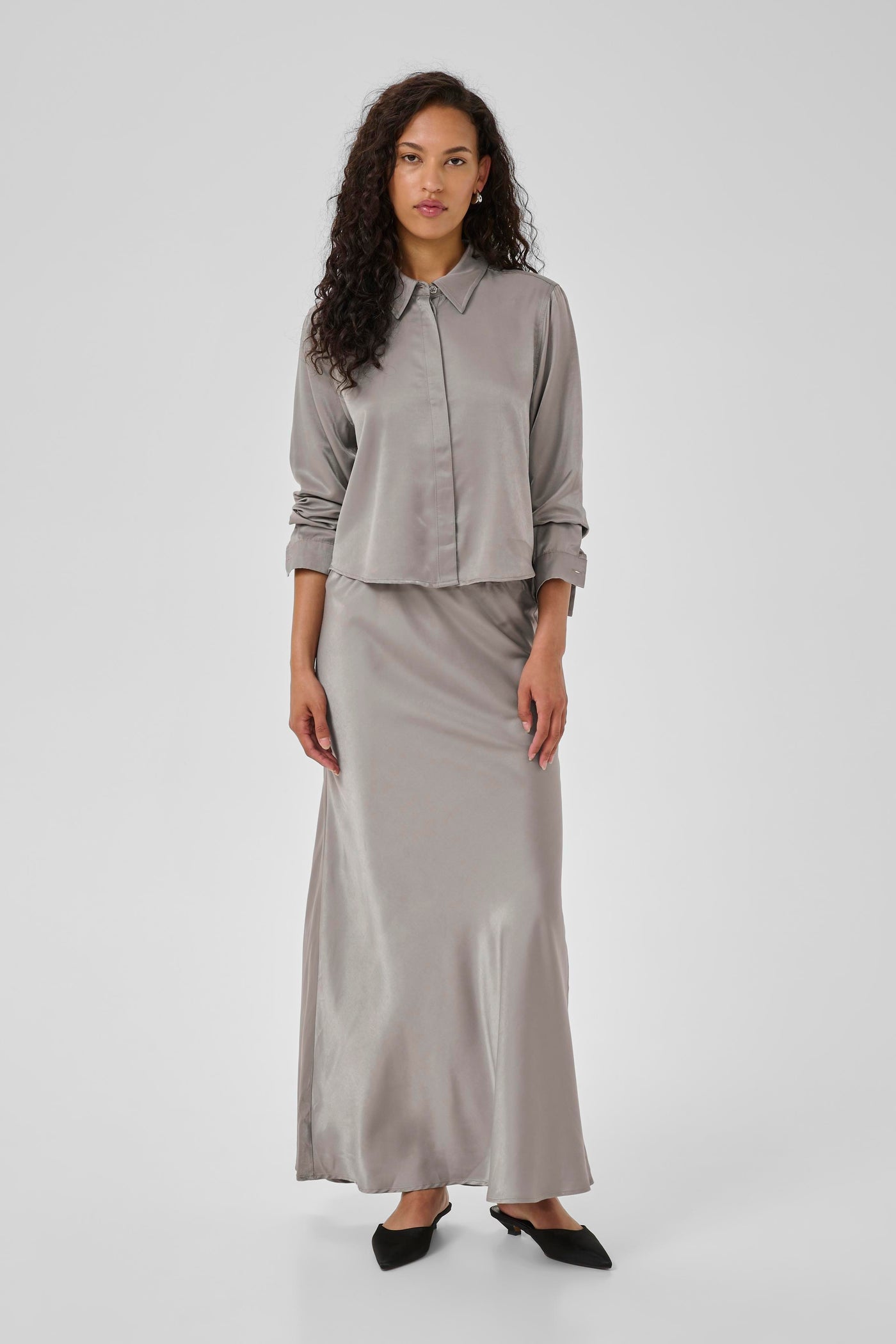 My Essential Wardrobe - Nederdel - Sølv - Estelle