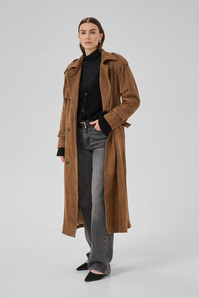 MY ESSENTIAL WARDROBE - Trenchcoat - Ruskind Cognac - Tara
