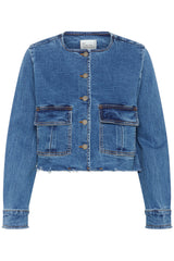My Essential Wardrobe - Denim jakke - Blue Wash - Dango