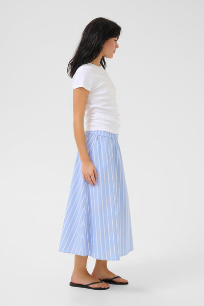 My Essential Wardrobe - Nederdel - Vista Blue Striped - Kiona