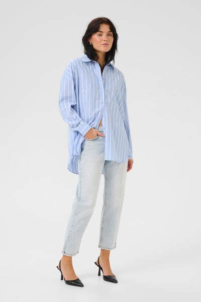 My Essential Wardrobe - Skjorte - Vista Blue Striped - Kiona