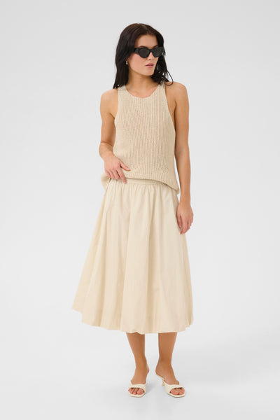 My Essential Wardrobe - Nederdel - Almond milk - Baloon - Sunna
