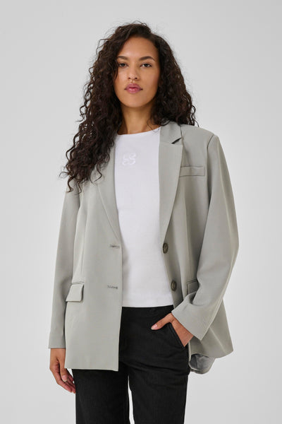 My Essential Wardrobe - Blazer - Grey - Disa Emmy