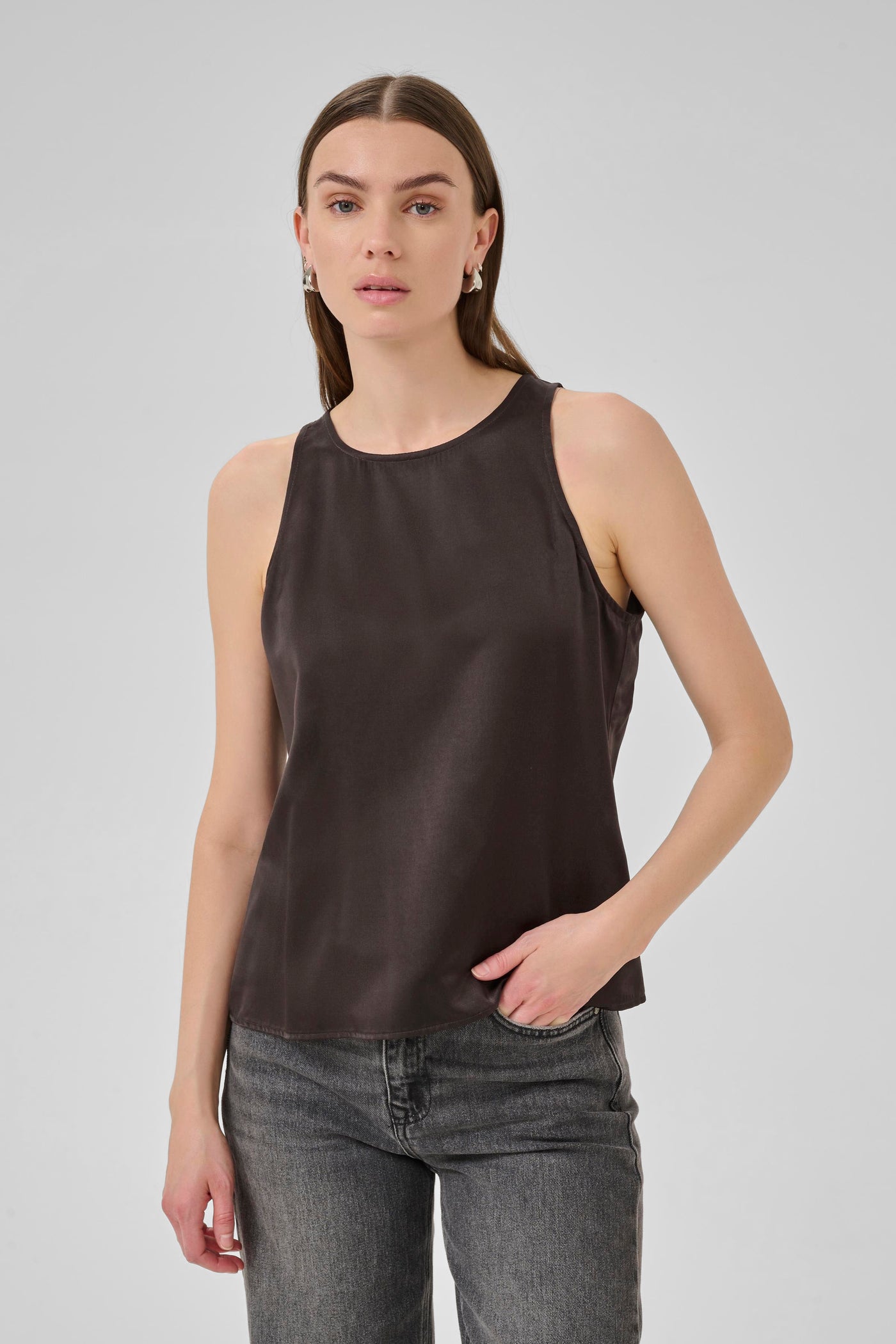 My Essential Wardrobe - Top - Espresso - Estelle