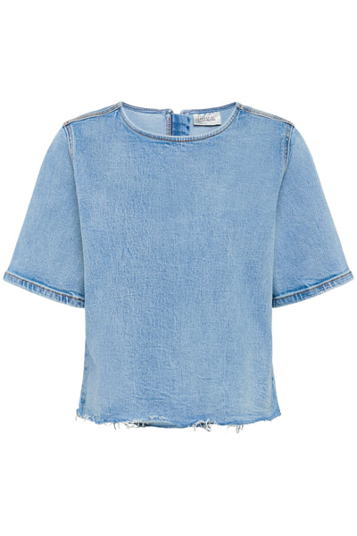 My Essential Wardrobe - T-shirt - Denim Blue - Latti 144