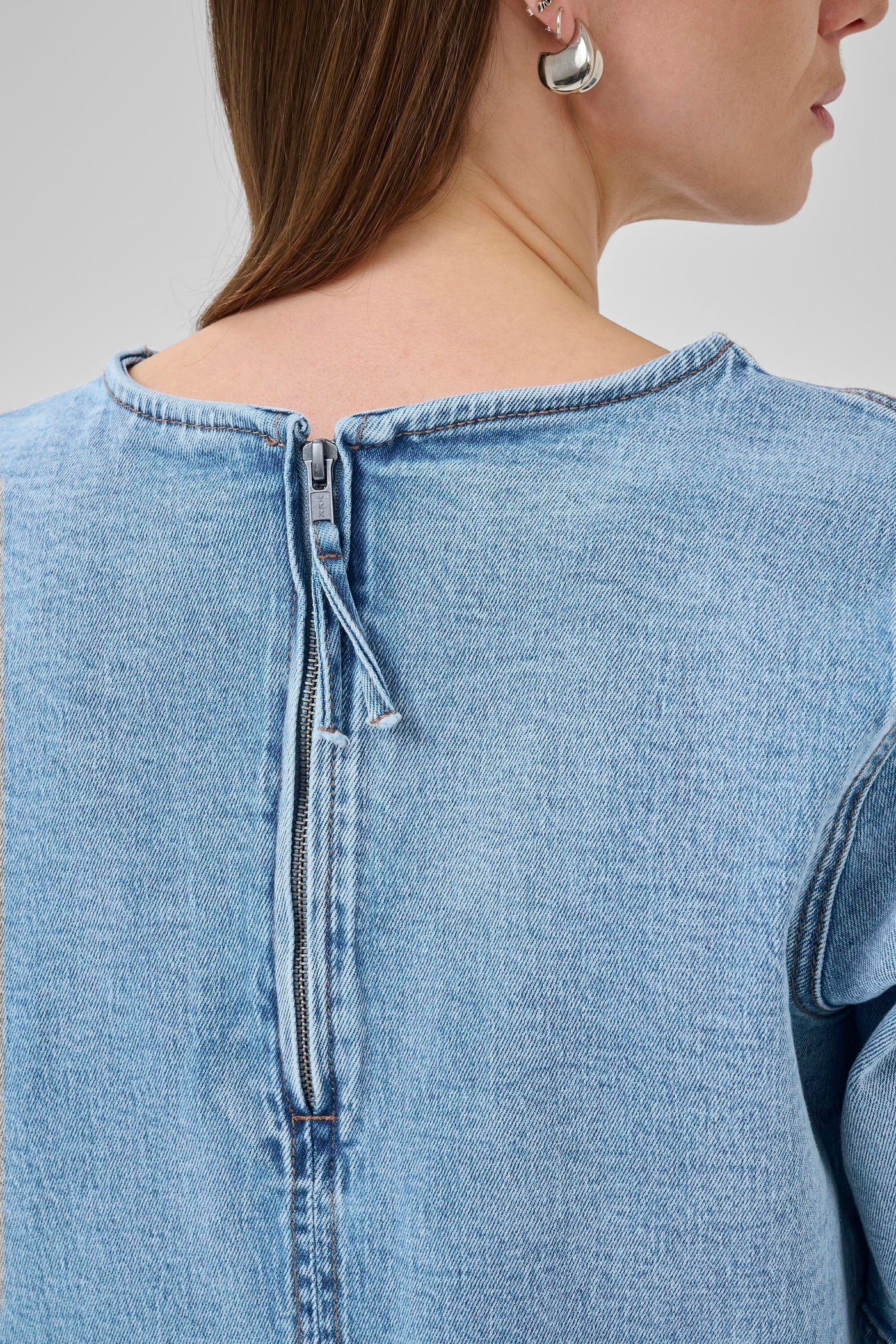 My Essential Wardrobe - T-shirt - Denim Blue - Latti 144