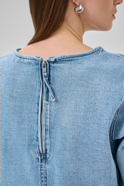 My Essential Wardrobe - T-shirt - Denim Blue - Latti 144