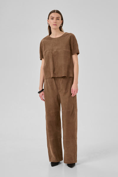 My Essential Wardrobe - Bukser - Tobacco Brown - Petra