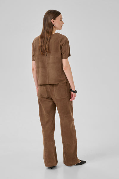 My Essential Wardrobe - Bukser - Tobacco Brown - Petra