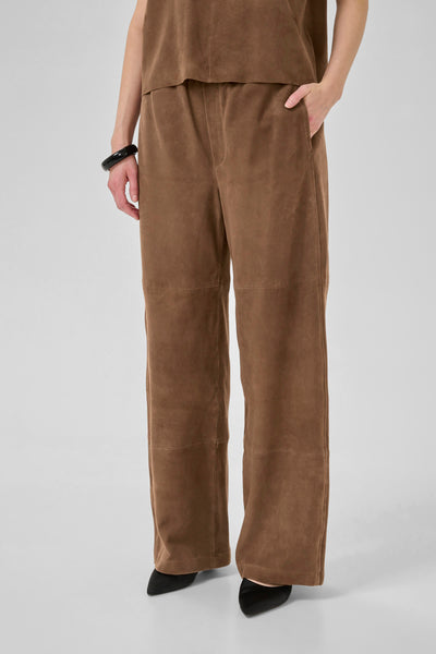 My Essential Wardrobe - Bukser - Tobacco Brown - Petra